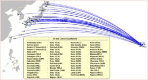 Lots of new single-connection routes would be delivered, according to the filing