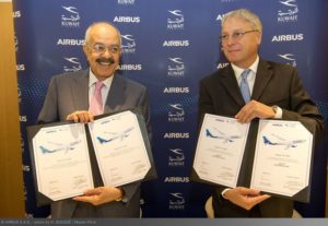 At the signing ceremony to breathe life back into the A330-800 line