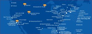 The current destinations for JetBlue show a shift towards more seasonal service and some markets that previously would never have been considered. That approach should grow under these expected changes.