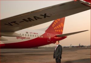 CMD Ajay Singh stands in front of VT-MAX, Spicejet's first 737 MAX. The airline took delivery of the plane today, beginning the next phase of its fleet renewal and expansion efforts.