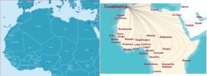Comparing the Oneworld coverage in Africa today against the RAM route map is quite telling