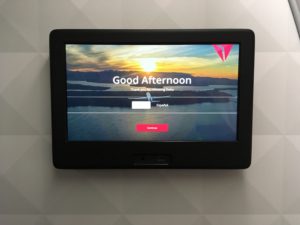 Yes, that Delta A220 IFE screen says Good Afternoon for a 7:05a departure. Oopsie!