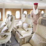 The new Emirates premium economy cabin (image via Emirates)