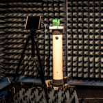 NXTCOMM antenna test antenna in an anechoic chamber
