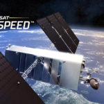 A rendering of a Telesat Lightspeed LEO satellite