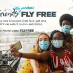 Masked friends flying together, as part of a BOGO promotion