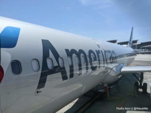 American A321 at LAX
