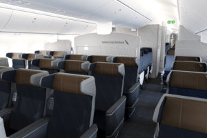 A 2-3-2 layout for premium economy on the new American Airlines 787-9 layout is no surprise, but the cabin features many more premium seats than the old design.