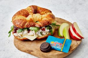 The chicken salad sandwich currently for sale as part of Delta's 