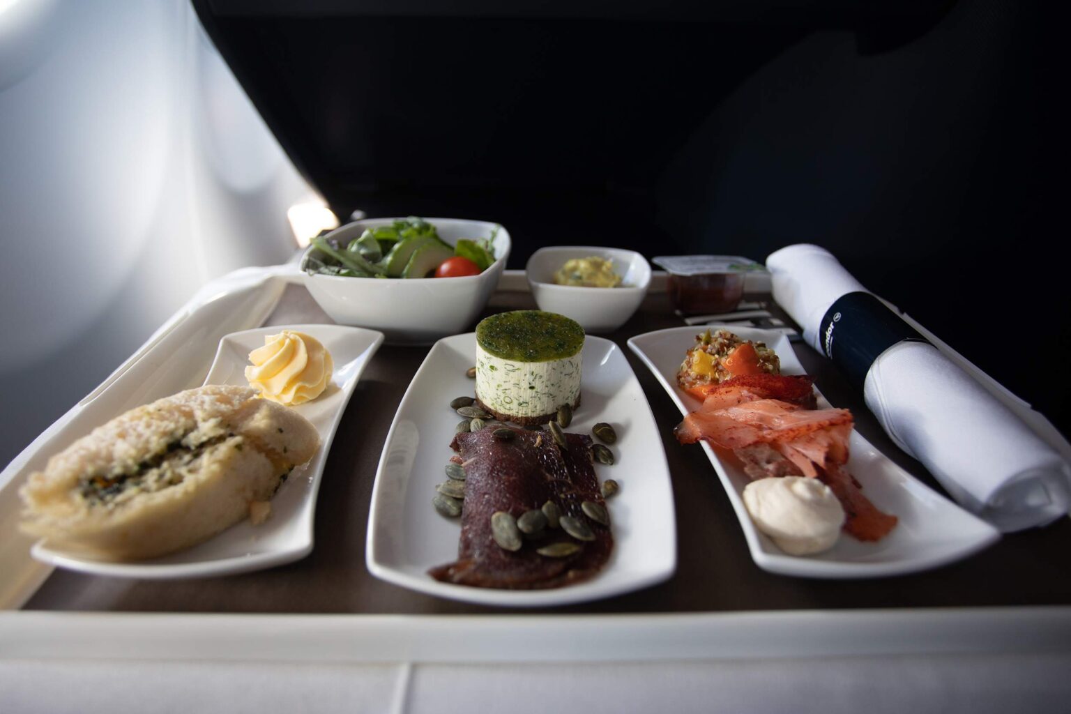 In flight Condor's A330neo business class shines PaxEx.Aero