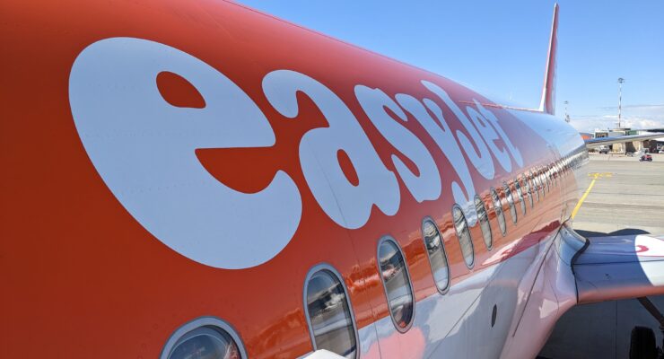 The easyJet fleet, soon to fly with Starlink inflight internet on board
