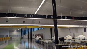 A new TSA screening area is part of the updates at Boston Logan's Terminal E, though it is still under construction