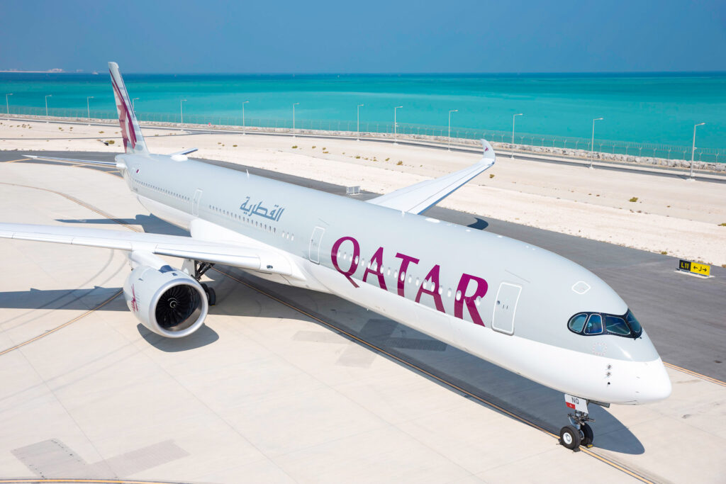 A Qatar Airways A350 (Image courtesy of Qatar Airways)