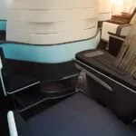 Definitely a custom trim job on the new Hawaiian A330 interior. (Photo courtesy of Hawaiian Airlines)