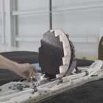 The Plane Simple Ka-band terminal being installed for testing (image via Satcom Direct)