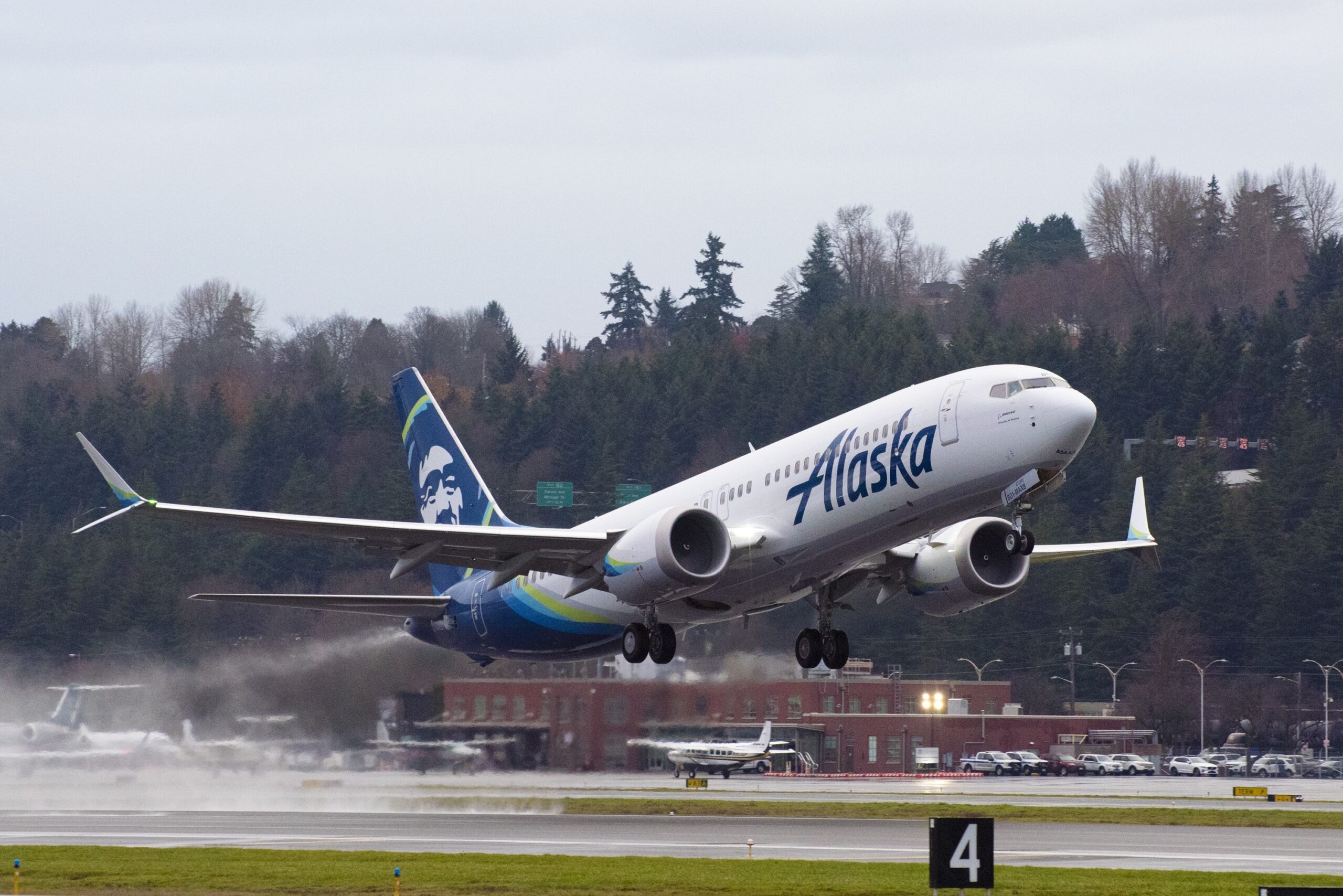 Alaska Airlines 737-8 Ln8803 1N851 C1 Flight BFI Alaska Airlines 737-8 Ln8803 1N851 C1 Flight BFI