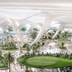 Rendering of the new Al Maktoum International Airport at Dubai World Central (image via Government of Dubai Media Office)