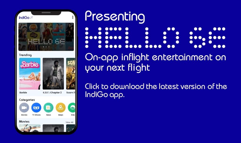 IndiGo's streaming media offering, flying through July, is powered by AirFi
