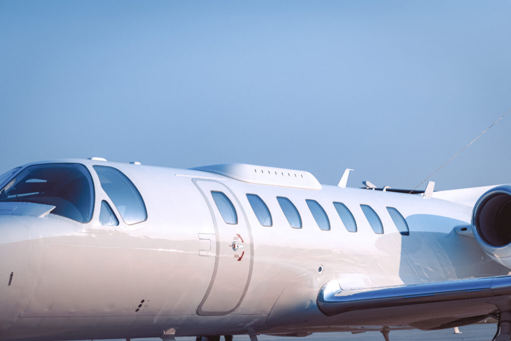 Cessna Citation Encore+ with Stellar Blu Solutions’ Sidewinder Antenna; Modifications Completed by Fargo Jet Center