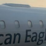 The first regional jet to fly with the Intelsat/Gilat (Stellar Blu) kit on board: N611SK, operated by SkyWest for American Eagle.