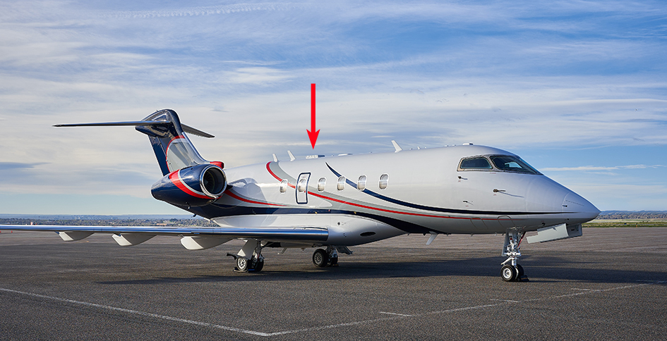 The Gogo Galileo flying testbed, a Challenger 300