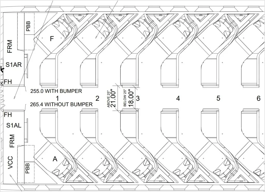 Some details of Iberia's A321XLR business class cabin