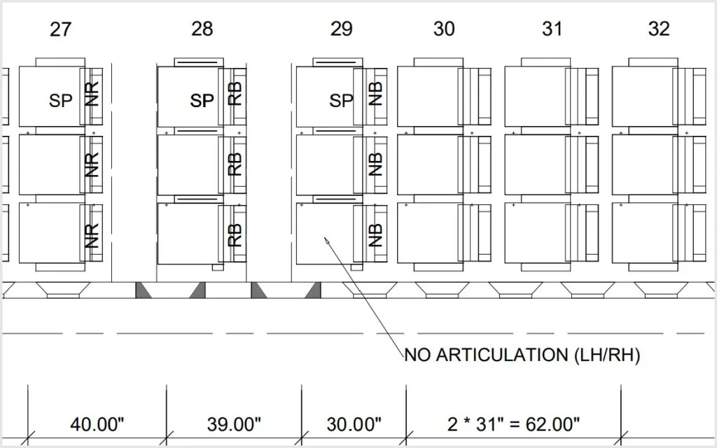 Note the differently pitched seats around the exit row on Iberia's A321XLR