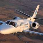 The Citation Panasonic Avionics is using for flight testing the multi-orbit IFC constellation (image via Stellar Blu)