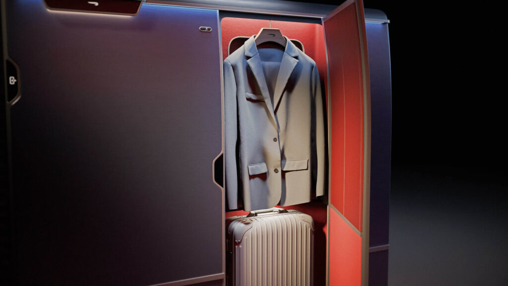 Storage is a key component of the new British Airways First Class Suite