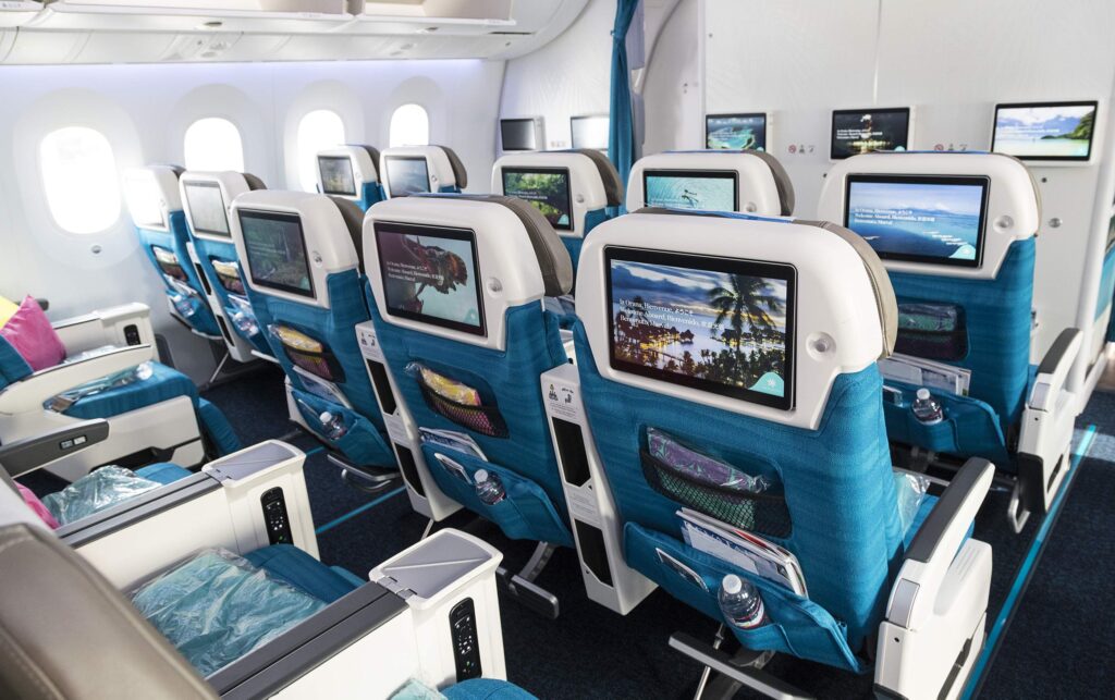 The inflight entertainment screens on Air Tahiti Nui are a key component of the carrier's plan to unlock additional value for locals, visitors, and the airline