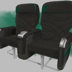 Rendering of the new Frontier Airlines First Class seat