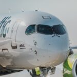 An airBaltic A220