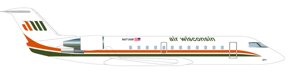 Air Wisconsin will be operating a lot more planes in its house livery from April 2025 as its American Eagle affiliation disappears