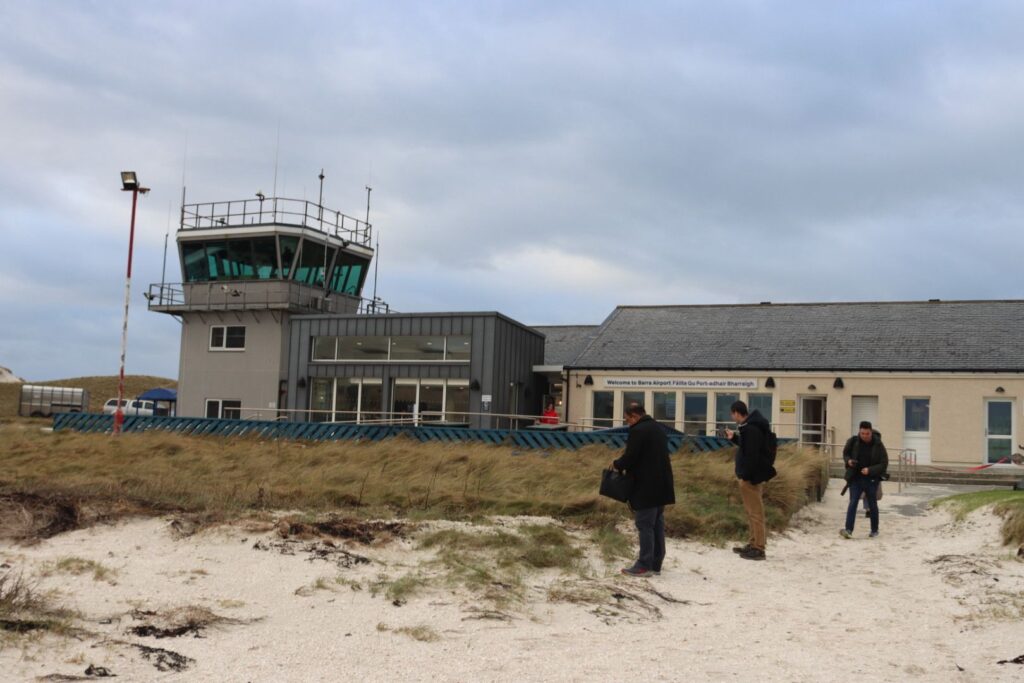 The airport on Barra is small, but recently renovated and well staffed. Plus, the cafe inside is top notch.