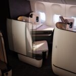 The Aria Suite from Cathay Pacific includes a new shell design that allows access for wheelchair transfers.