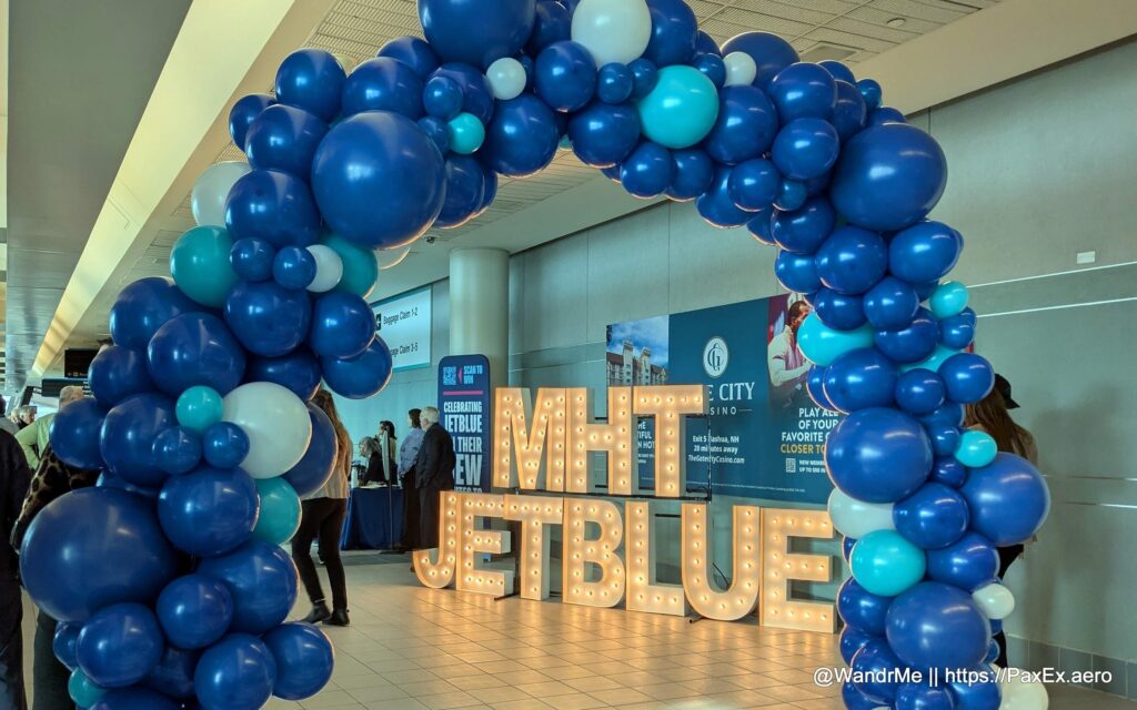 MHT celebrated big time when JetBlue showed up.
