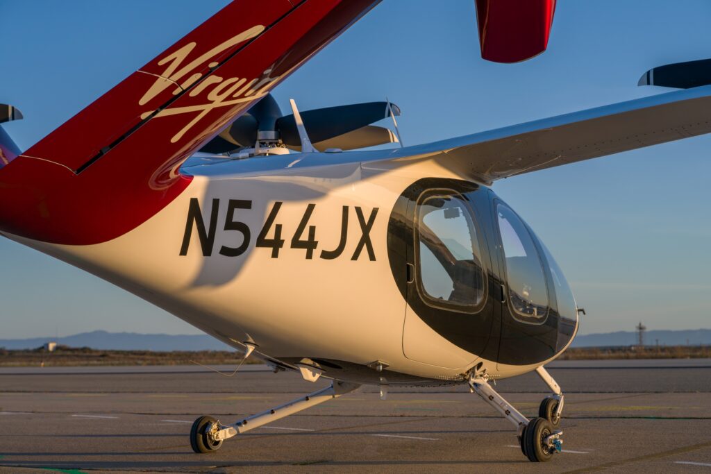 Joby decked out an aircraft with the Virgin Atlantic livery to highlight the new partnership.
