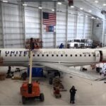 United Airlines completed the first installation of a Starlink inflight internet terminal on a SkyWest E175 in February 2025