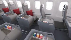 ATR's X-Space seat is an option for airlines looking to install a flexible cabin layout, with significant space to start.