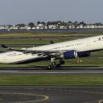 A Delta A330-300 departs Boston Logan (CC BY-SA 2.0/Flickr) https://www.flickr.com/photos/757200er/53373651366/