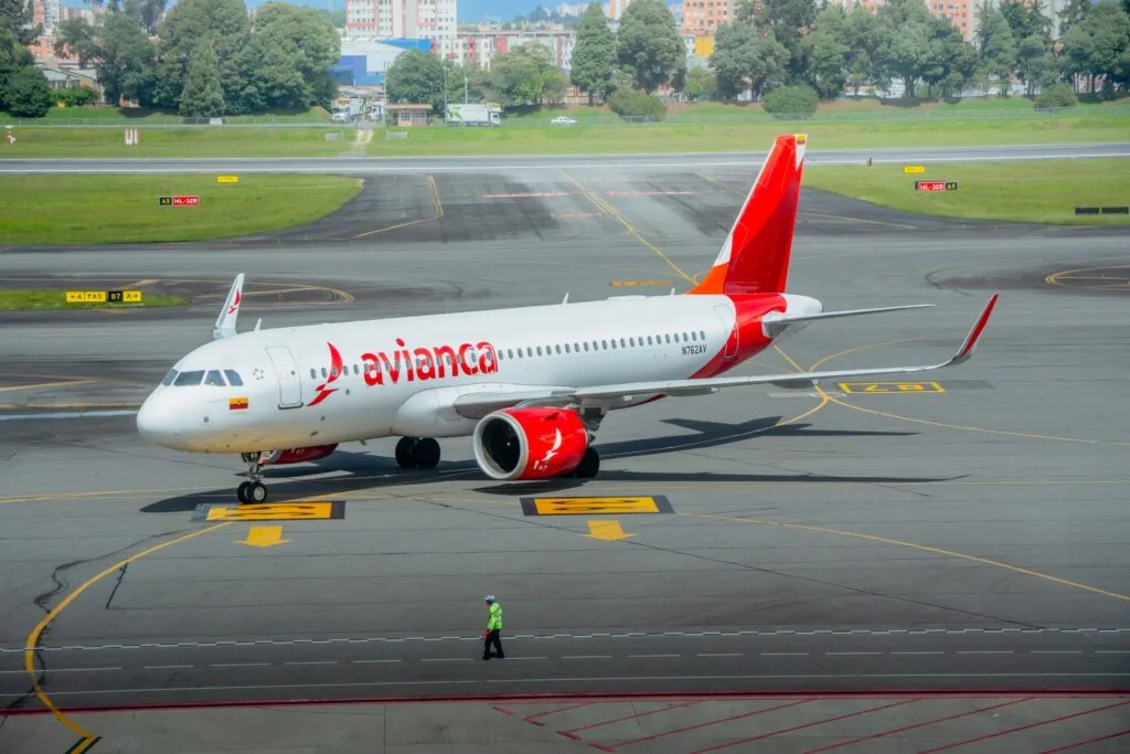 Avianca A319 on the ramp