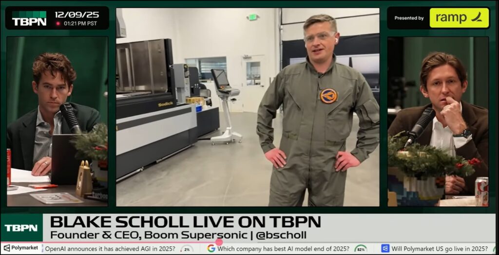 Three guys on a video interview call.