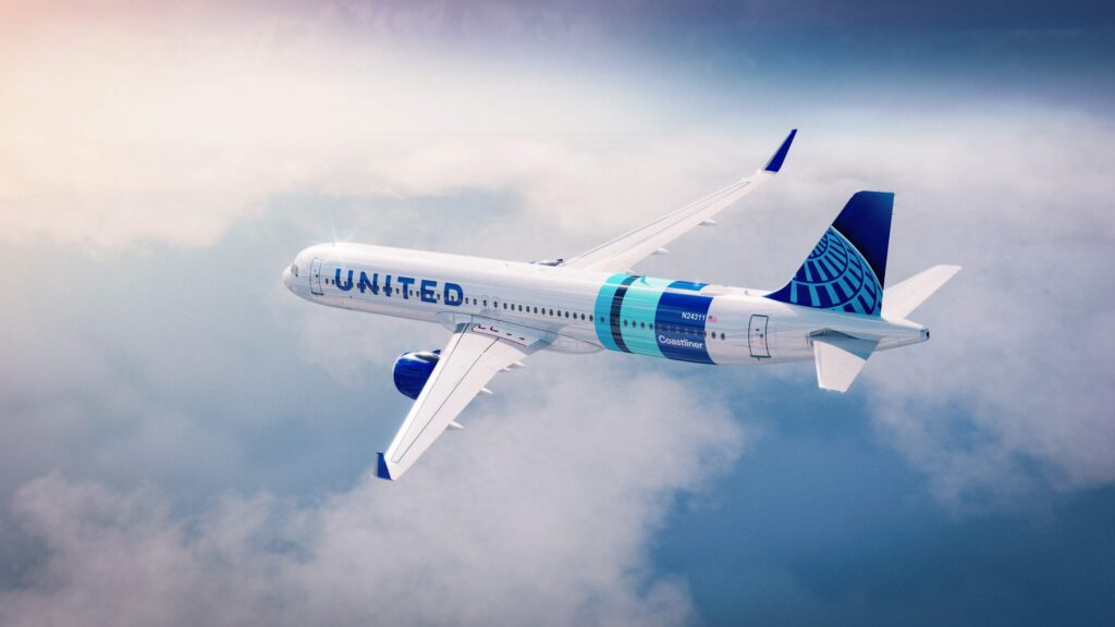 United's A321neo with the 