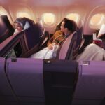 Moderately notable on United's new A321XLR layout: The front row is just another Polaris suite, no special extra space on offer. (image via United)