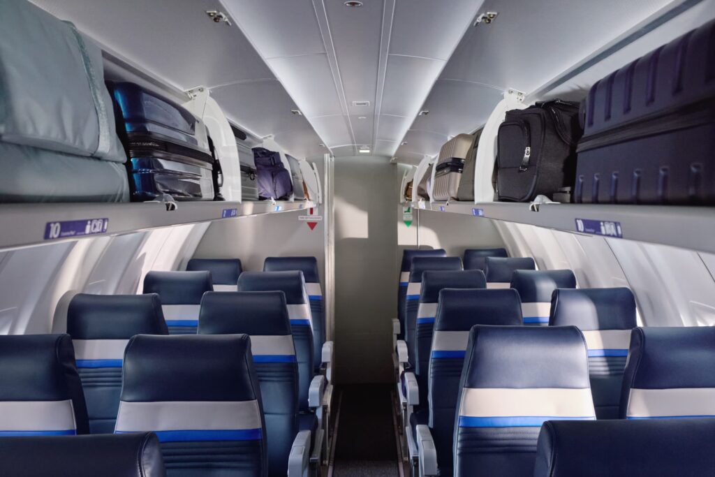 Larger overhead bins and refreshed seating, including EconomyPlus, on offer in the back half of United's new CRJ450