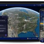Rendering of the LUCI Live interface on a tablet and phone screen