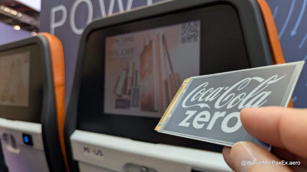 This thin, lightweight e-Ink display embeds into the screen (along with some controller electronics) to deliver the visuals on board