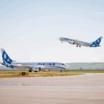 A pair of SCAT Airlines Boeking aircraft