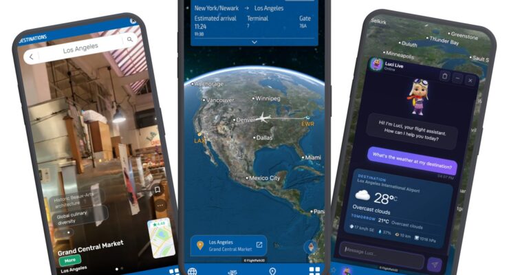 Trio of interfaces for the FlightPath3D Cloud service.