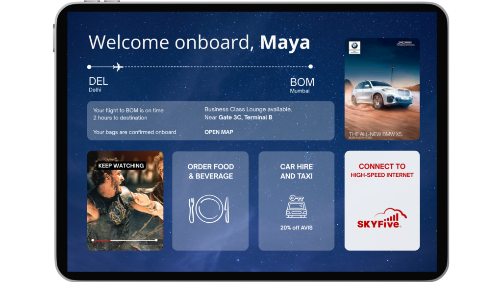 SkyFive, Bluebox Team for Inflight Digital Boost